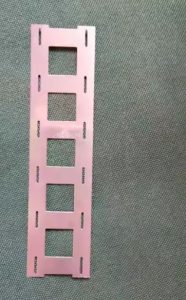 copper strip for battery connection materials, looks like a ladder