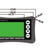 Size and dimensions of JK LCD Battery monitor