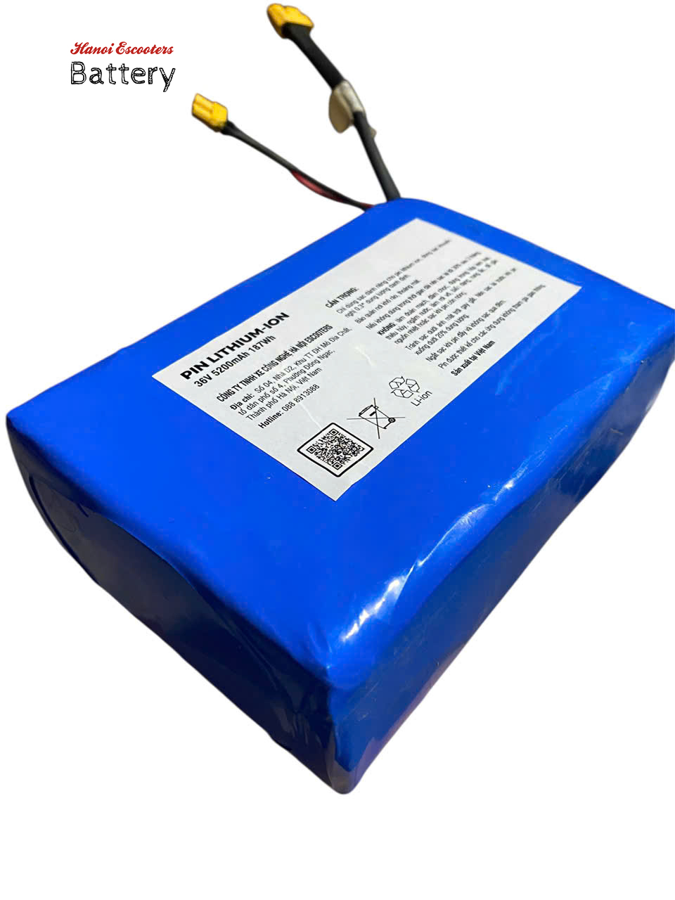 Đóng mới khối pin ván trượt điện 36V Lithium cho vừa kích thước hộp đặc biệt