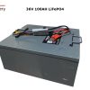 a battery box by maker Hanoi Escooters with their logos, 36V 100A LFP LABEL